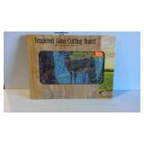 New tempered glass cutting board deer