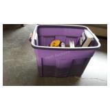 Tote with magazines and books, please note they