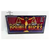 Slot machine glass sign, 