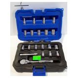 Tools - Kobalt 1/4" socket set with storage case