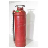 Pyrene soda acid Fire Extinguisher, painted Red