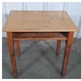 School Desk Table with book rest shelf