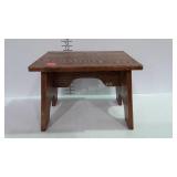 Oak step stool, solid little stool here