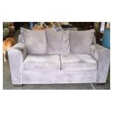 Gray love seat