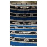 Indian Throw Blanket with Fringe Ends, 60x110"