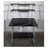 Computer Desk. With 2 riser shelves