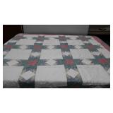 Queen Bed spread machine made Multi colors