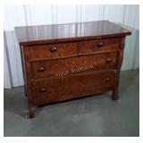 Antique Oak Dresser 2 over 2 Drawers, use shows