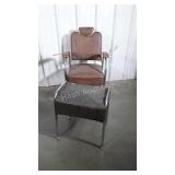Royalchrome MFG, Chair with Ottoman. Look here as