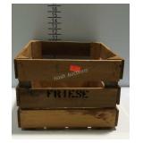 Wooden crate marked Friese