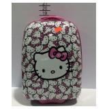 Hello Kitty child size luggage on wheels - seller