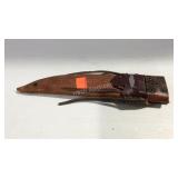 Leather knife sheath
