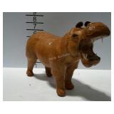 Leather-wrapped hippo