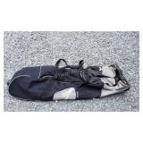 Travel bag with wheels for golf club bag by