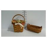 2 Longaberger baskets - 2007 Mothers Day Trim-A-