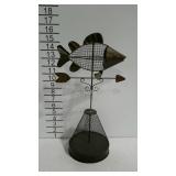 Home decor metal fish statue