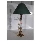 Designers Brass Glass Table Lamp