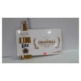 Advertising, Miller Lite beer tin sign, 22x18