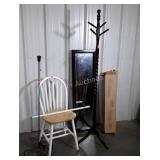 4pc Blue Light Special Lot, chair, door mirror,