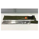 Machette with nylon sheath