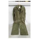 Coveralls, military green, no size appear to L