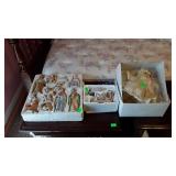 Nativity Scene Ceramic Characters set plus a