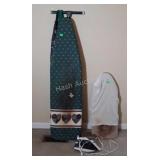 Group lot of two ironing boards and iron
