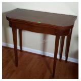 Gate legged game table. 35"×35"×30 when opened.