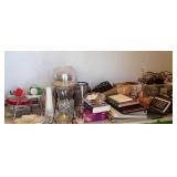 Misc Group of household items, glass vases, scrap