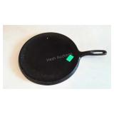 Cast iron 9" round griddle