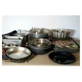 Bakeware and pressure cooker with no weight.