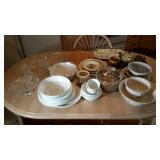 Kitchen group. Corelle, casseroles, pie plate,
