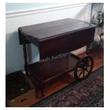 Drop leaf Tea Service Cart