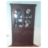 Corner China Closet. Made by Gordy Himself