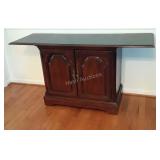 Bassett Furniture, drop leaf Server, with doors