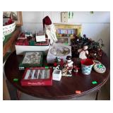 Large group lot with Christmas decor and home