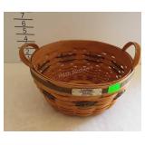 1999 Longaberger popcorn basket, does have double