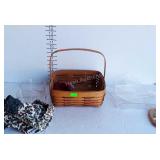 1994 Longaberger basket with handle, and miss