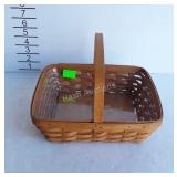 2005 Longaberger basket with plastic protector