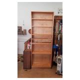Wooden book shelf 88 inches tall and wooden