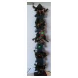 Wooden Christmas decor tree four foot tall