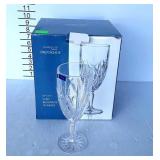 Four marquis by Waterford glasses