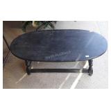 Black coffee table, 42 inches long
