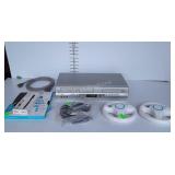 Toshiba DVD and VHS player, Wii steering wheels