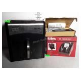 Small appliance group, Staples Mailmate shredder,