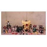 Group lot of power ranger action figures, they do