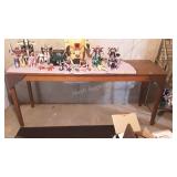 Wooden sofa table,  7 foot long, by 26 inches