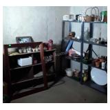 Shelving and misc Decor Items. 2 lightweight
