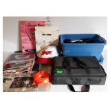 Miscellaneous group, microphone, cassettes,