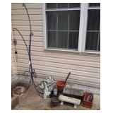 Gardening Decor, metal 3 branch tree, bird